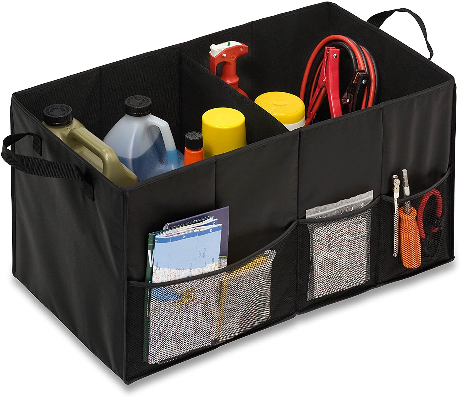 Black Folding Car Trunk Organizer