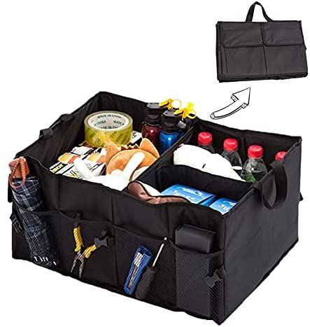 Black Folding Car Trunk Organizer