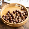 Bamboo Round Serving Tray Multipurpose Platter