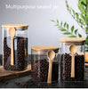 Load image into Gallery viewer, 3 Ideas 800-1200ml with Spoon Sealed Jar Storage Tank Condiment