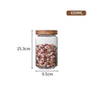 Glass Airtight Kitchen Storage Jar Sealed Food Container Grains Canister