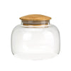 Glass Jar with Wood Lid 550ml