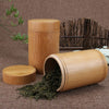 Handmade Tea Box Bamboo Storage Box Tea Canister Lid Seal