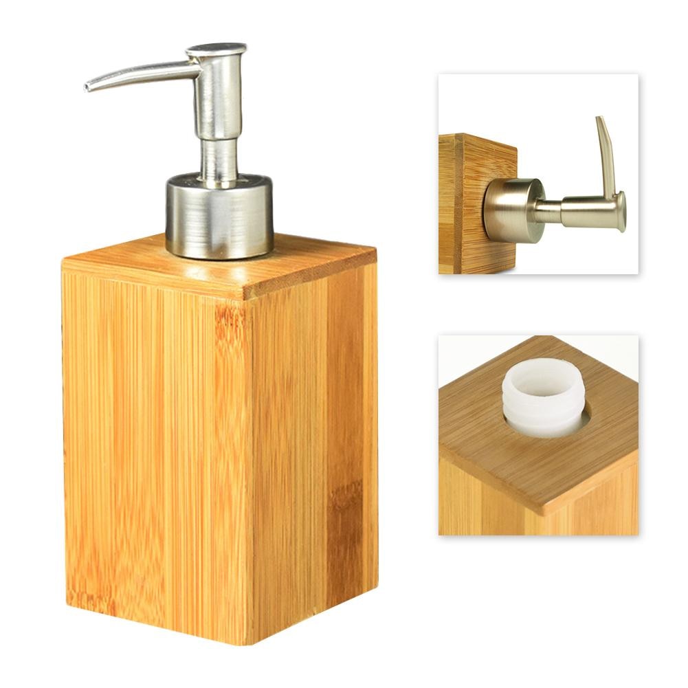 280ML Bamboo Liquid Soap Dispenser