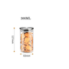 European Food Grade 304 Stainless Steel Storage Jar