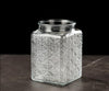 Vintage Engraved Glass Storage Jar