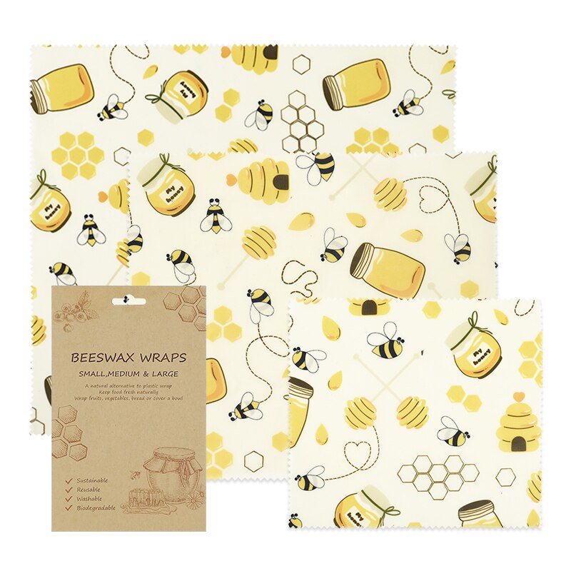 Natural Beeswax Wrap Eco Friendly Kitchen Wrap