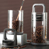 Coffee Beans Vacuum Sealed Containers Glass Hermetic Pots