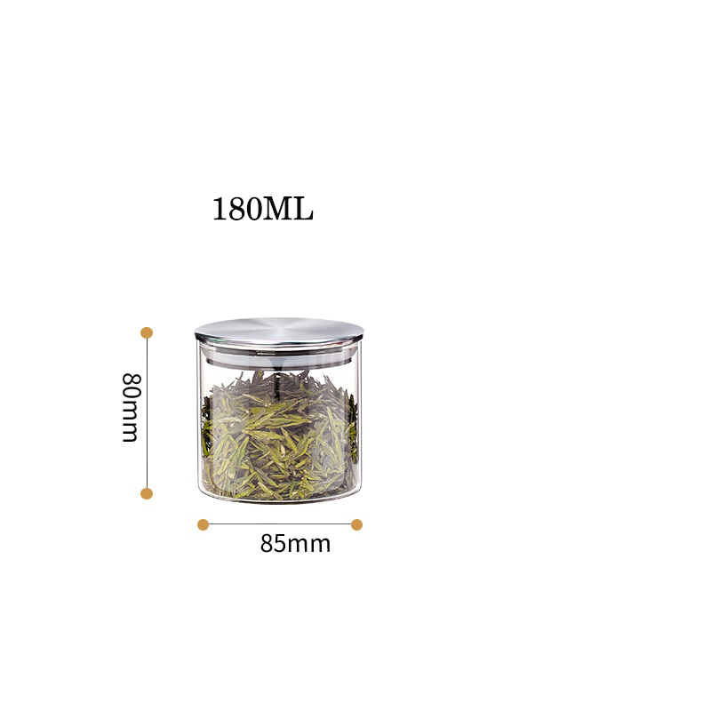 European Food Grade 304 Stainless Steel Storage Jar