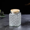 Vintage Engraved Glass Storage Jar