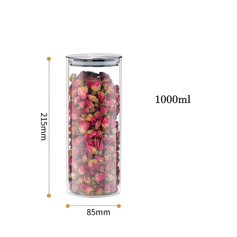 European Food Grade 304 Stainless Steel Storage Jar