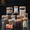 Load image into Gallery viewer, Sealing Mason Storage Tank With Bamboo Cover Glass Jars
