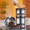 Vacuum Coffee Beans Storage Bottles Stainless Steel