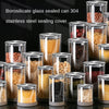 European Food Grade 304 Stainless Steel Storage Jar