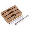 3 In 1 Bamboo Wrap Dispenser Storage Dispenser