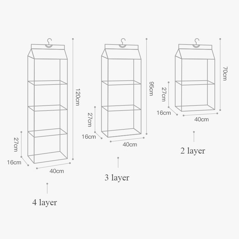 Foldable Hanging Bag Organizer