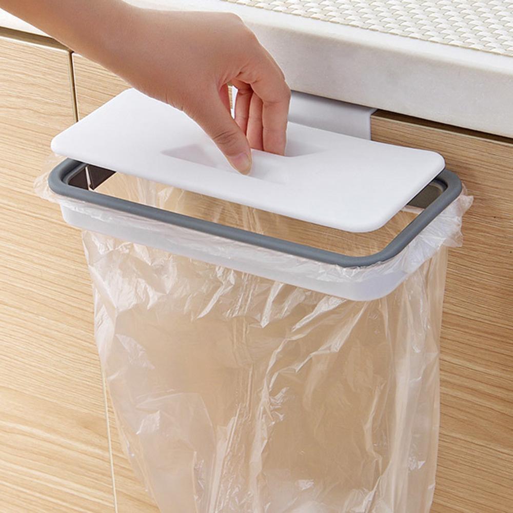 Portable Plastic Garbage Hanging Bag Kitchen