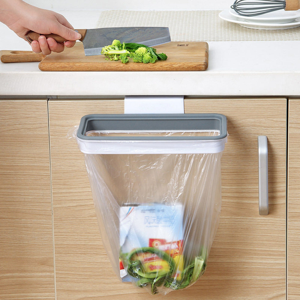 Portable Plastic Garbage Hanging Bag Kitchen